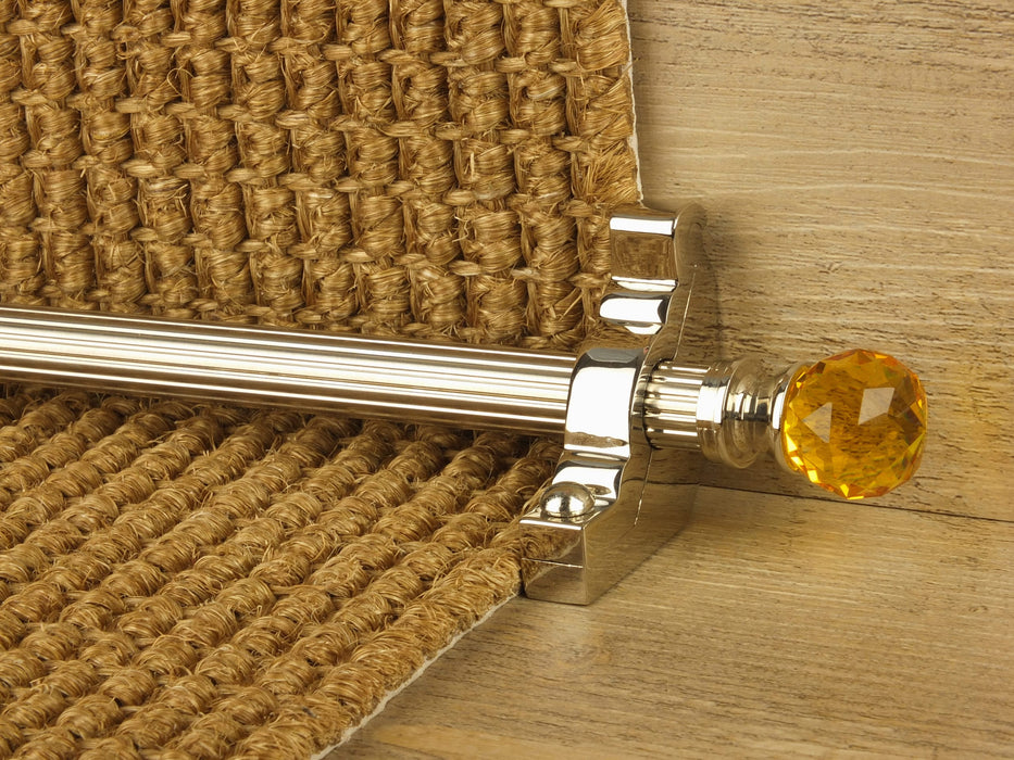 Crystal Amber - Polished Nickel