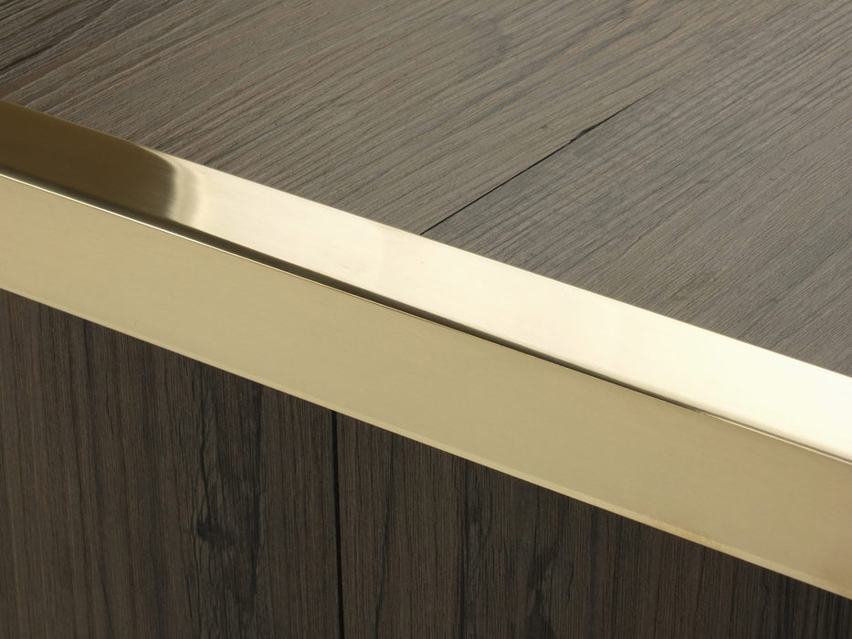 Premier Square Lip - Polished Brass